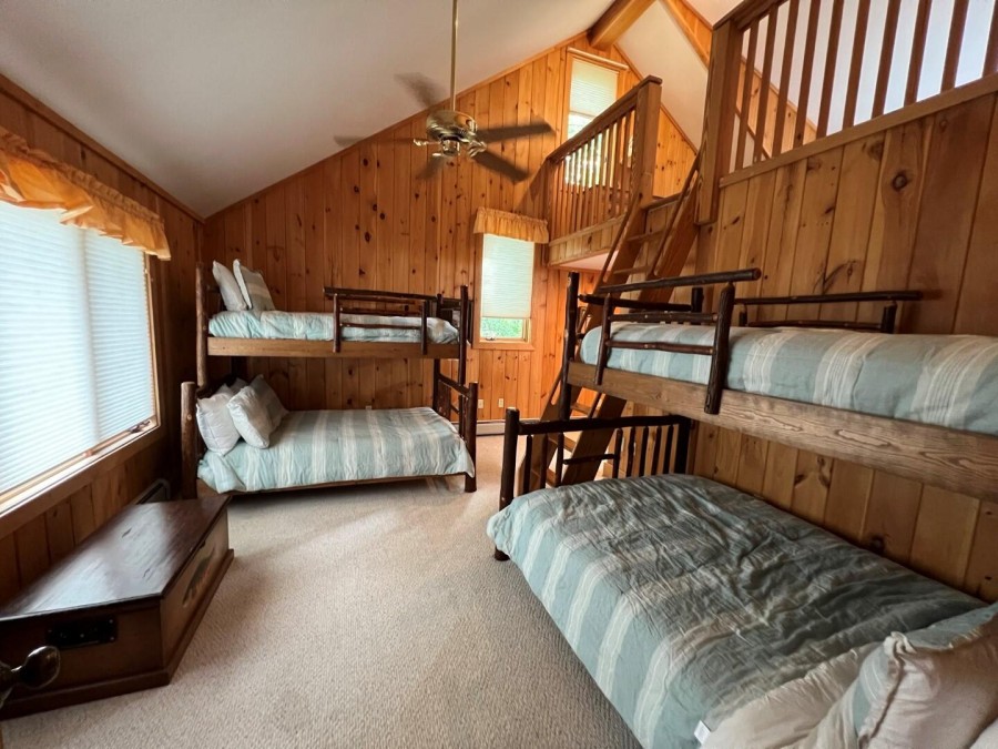 Bedroom #3 | Two Twin/Full bunks en suite, upper floor
